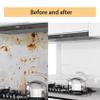 15.7 x 196.8 in Clear Electrostatic Wall Protector, Static Cling Removable Kitchen Tile Film, No-Residue Contact Paper for Walls & Cabinets view 4