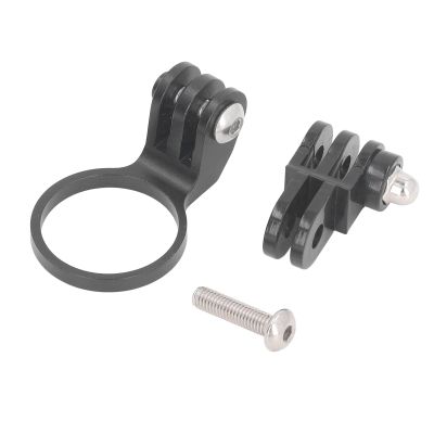 Zoeyilan Bike Stem Mount Light Holder, Bicy.cle Handlebar Stem Mount Rack, Bicy.cle Stem Action Camera Mount, Aluminum 28.6mm Polished Angle Adjustable