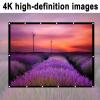 Projector Screen 60/72/84/100/120/150/180/200 Inch, Movie Projector Screen 16:9/4:3 Foldable and Portable Projection Video Projector Screen for Home Theater Backyard Cinema(16:9,60 inch Screen) view 3