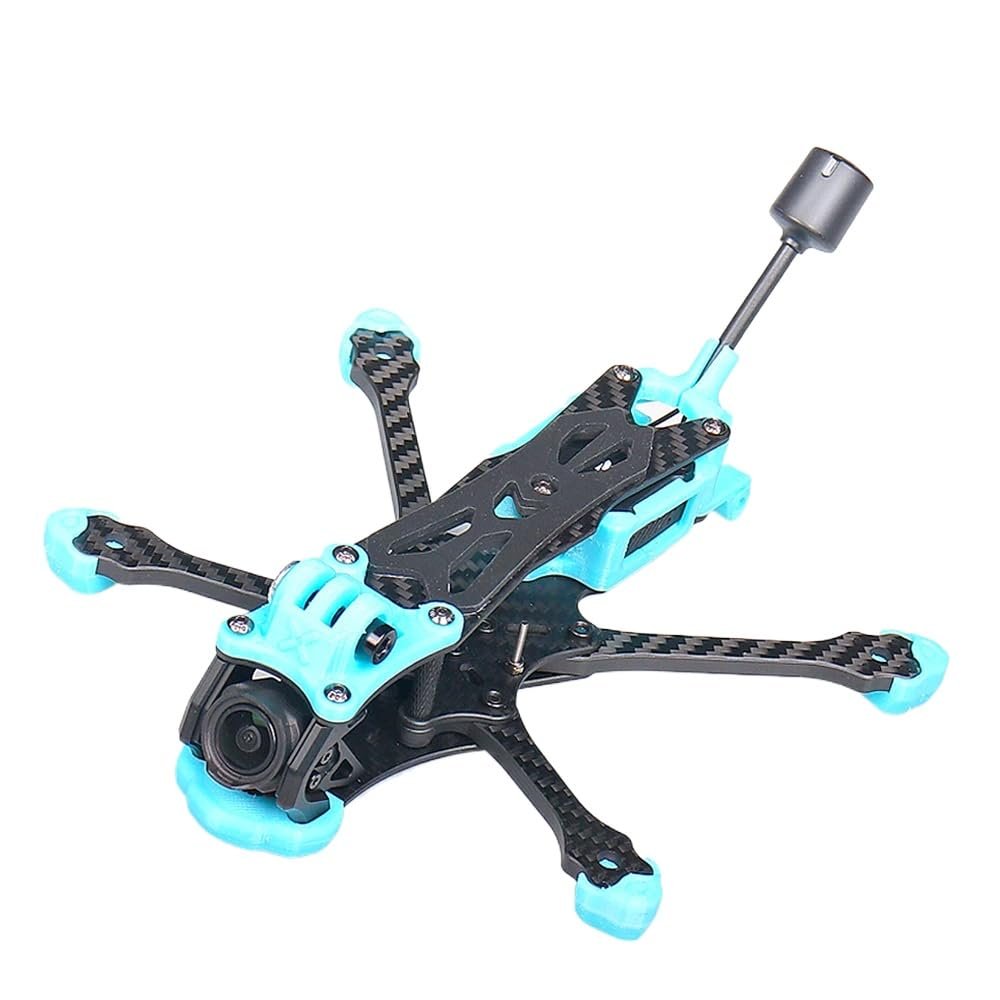 CUIPPWRJ DC Frame T700 Carbon 35 Inch 166mm 4 Inch 192mm with Silky Coating Compatible with O3 Analog Vista HDzero Walksnail(3.5 inch DC Frame)