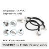 ACGTUY RG174 Coaxial Cable TS9 CRC9 Male to F Male Female Right Anlge Connector TS9 to F Crimp Compatible with The Cable Low Loss Fast Delivery Line(32.8ft(10m),10.CRC9-J to CRC9-J) view 2