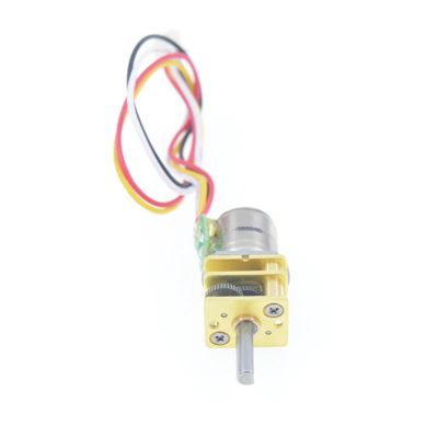 12GA-10BY 2 Phase 4 Wire All Metal Gear Micro Motor 5V12V Brushless Stepper Motor 1Pcs(210-1)