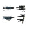 HFHYDZSW M12 Wire Splitter Y-Type 4 5 8 Pin Connecting Cable Connector Industrial Grade 250V 22AWG Shielded Connector Line(1 Female to 2 Female,1M_8P) view 2