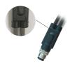 HFHYDZSW M12 Wire Splitter Y-Type 4 5 8 Pin Connecting Cable Connector Industrial Grade 250V 22AWG Shielded Connector Line(1 Female to 2 Female,1M_8P) view 3