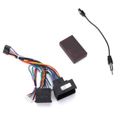Wiring Harness Adapter with Canbus Box Compatible for F30 F10 X5 E46 E39 E53 Plug and Play Car Power Cable Stereo Wire Replacement Direct Fit Installation