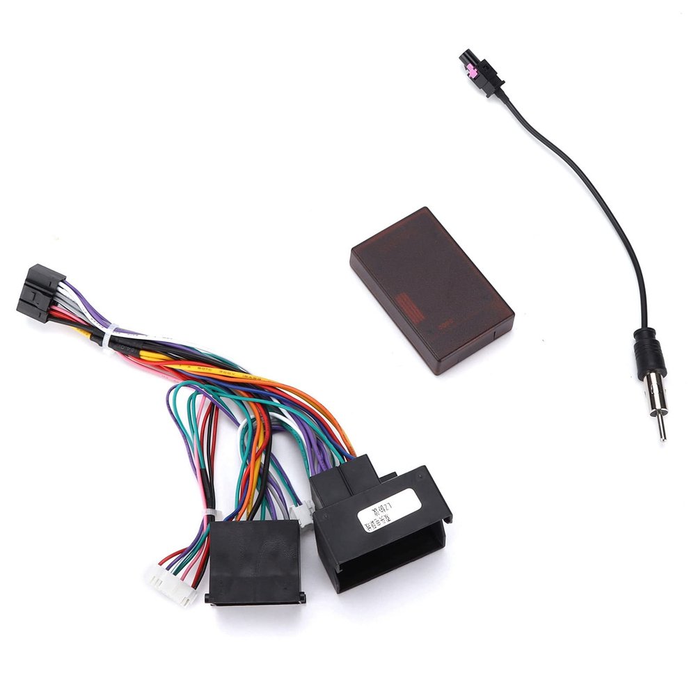Wiring Harness Adapter with Canbus Box Compatible for F30 F10 X5 E46 E39 E53 Plug and Play Car Power Cable Stereo Wire Replacement Direct Fit Installation