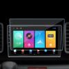 aqxreight Car Navigation Screen Protector Tempered Glass Film, Fingerprint Touchscreen with Kit, Central Control Display Guard for Large Screen view 4