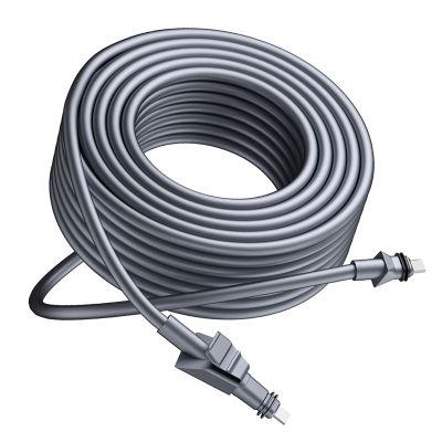 100 Feet Length Rectangular Satellite Cable, Stable Connection, Easy Installation, High Performance for Flat Systems, Compatible with Various Routers