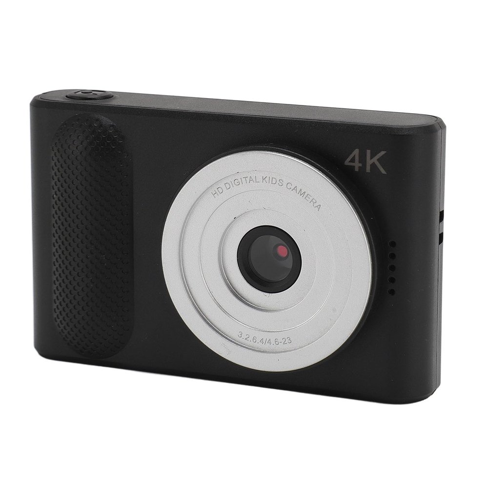ASHATA 48MP Digital SLR Camera Cam CCD Camera, 4K HD Vlogging Video Cameras for Photography, Autofocus, 16X Zoom, 2.4 Inch Display, Point and Shoot Cameras for Travel (Black)