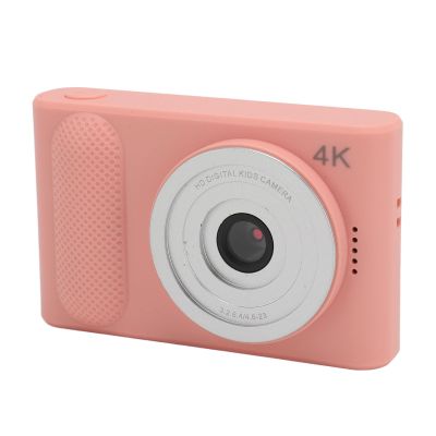 ASHATA 48MP Digital SLR Camera Cam CCD Camera, 4K HD Vlogging Video Cameras for Photography, Autofocus, 16X Zoom, 2.4 Inch Display, Point and Shoot Cameras for Travel (Pink)