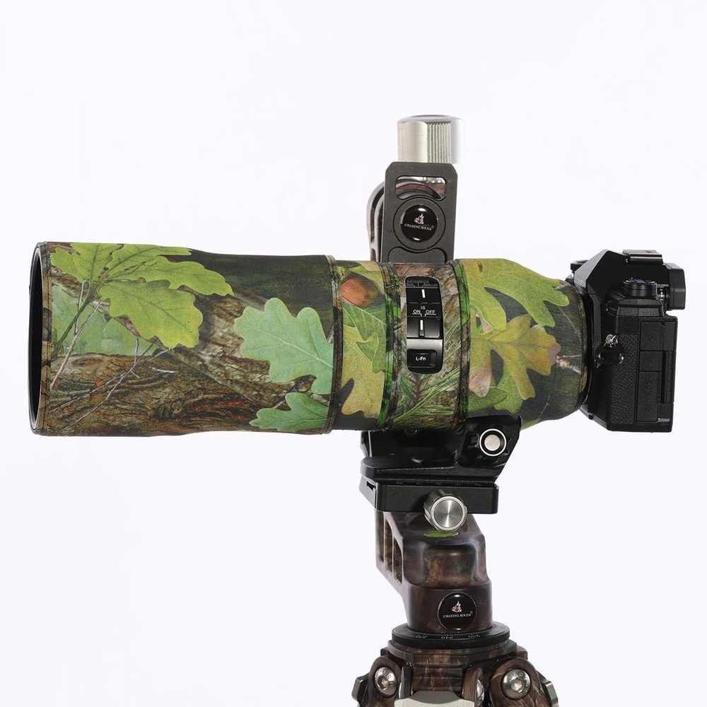 CHASING BIRDS Lens Camouflage Waterproof Coat for Olympus 300mm F4.0 is PRO Rainproof Lens Protective Cover Version IV (Jungle Camouflage, with 1.4X TC (MC-14))