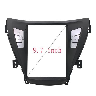 JTLCXNRN 2 Din 9.7 Inch Car Frame Fascia Adapter Compatible for Hyundai Elantra 2010-2013 Style Android Radio Dash Fitting Panel Kit(Frame-B)