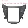 JTLCXNRN 2 Din 9.7 Inch Car Frame Fascia Adapter Compatible for Hyundai Elantra 2010-2013 Style Android Radio Dash Fitting Panel Kit(Frame-B) view 3