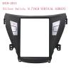 JTLCXNRN 2 Din 9.7 Inch Car Frame Fascia Adapter Compatible for Hyundai Elantra 2010-2013 Style Android Radio Dash Fitting Panel Kit(Frame-B) view 4