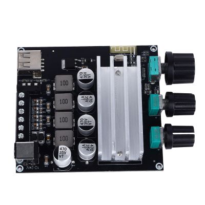 Channel Amp Board, BT 5.3 Digital Power Amp Module, Personalized Sound Control with Lightweight Design for Home Automotive Entertainment, Compatible with USB, AUX and BT