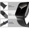 CZKE Stainless Steel Watch Band Compatible for Apple Watch Band 38mm 40mm 41mm Women Men,Smartwatch Bands Adjustable Strap Magnetic Clasp Molecular Structure Mesh Wristband for iWatch Series SE/9/8/7 view 3