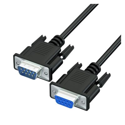 ACGTUY 0.5M/1M Rs232 Connecting Line Adapter Male to Male/Female Db9 Serial Line Cross Direct Data Line Extension Cable Jack Adapter(0.5m,04)