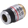 Achromatic Microscope Objective Lens, 20mm Thread, High Light Transmittance, Premium Optical Glass, Sturdy, Comfortable Viewing, for Biological Research (4/0.10) view 4