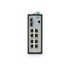 IES3100-8TF-P, 8 x 1Gb RJ45, 2 x 1/2.5Gb SFP, L2+ Managed Industrial PoE+ Switch; 240W | PTP | ERPS | DIN-Rail Mount | Fanless view 1