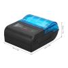 Walfront Wireless Thermal Printer Label Maker with Bluetooth Portable Inkless Mini Photo Printer view 3