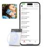 Ajunbee AI Voice Recorder, App Control,Transcribe Summarize & Instant Translation Empowered by ChatGPT,Support 68 Languages,64GB Recording Device,Audio Recorder for Work,Lectures,Meetings (Silver) view 1