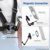 Sirui Quick Release Chest Mount for Action Camera & Phone, Magnetic Adjustable Camera Body Strap with Metal Rings, Body Phone Holder for POV, AM-AC02 view 4
