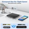 DVD Players for TV HDMI ARAFUNA Small DVD CD Player with All Region Free, 1080P HD Mini DVD Player for Smart TV Support USB/TF Card, Remote Control, PAL/NTSC Plays and Multiple Formats view 3
