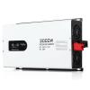 ZEEKYFOR 3000W Power Inverter Pure Sine Wave, Peak Power 6000W, DC to AC Converter, Car Inverter with LCD Digital Display & Wireless Remote Control,48V to 230V view 1