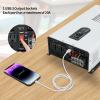 ZEEKYFOR 3000W Power Inverter Pure Sine Wave, Peak Power 6000W, DC to AC Converter, Car Inverter with LCD Digital Display & Wireless Remote Control,48V to 230V view 2