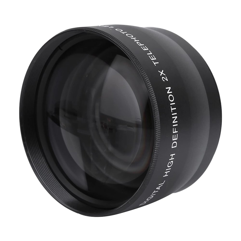 58MM 2X Magnification Universal Telephoto Lens for Cameras High Definition Lightweight Practical for Distant Scenery Photography