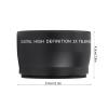 58MM 2X Magnification Universal Telephoto Lens for Cameras High Definition Lightweight Practical for Distant Scenery Photography view 2