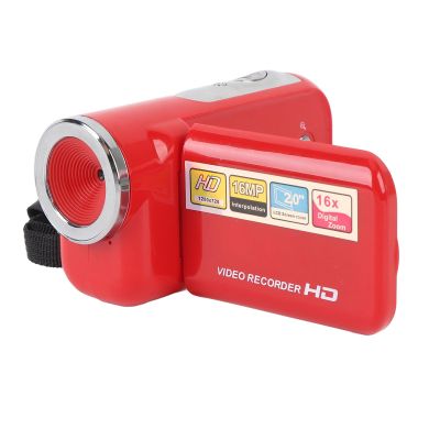 16MP Small Digital Video Camera, 16x Zoom, Support up to 128GB Storage, with 2 Inch Color Screen, Portable Anti Drop DV Camera for Beginner Students, Photography and Video