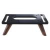 YUELER Portable Speakers Stand, Acrylic Desk Organizers with Antislip Wood Feet for Authentics 200 300 Speakers view 1