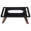 YUELER Portable Speakers Stand, Acrylic Desk Organizers with Antislip Wood Feet for Authentics 200 300 Speakers view 3