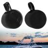 Kistrba 9.5"x9.5"x11.4" Boat Speaker Cover, 600D Oxford Marine Wakeboard Tower Speaker Cover UV Resistant, Dustproof, 2PCS view 1