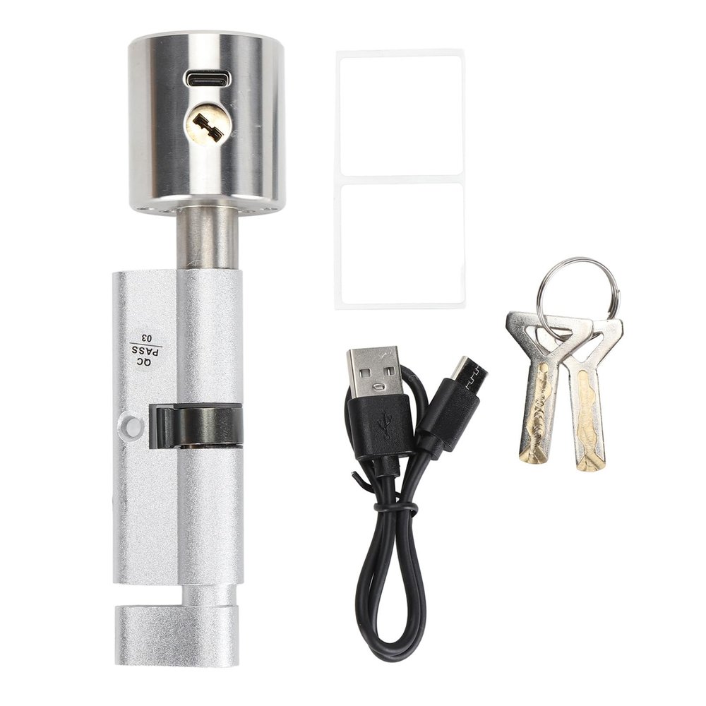 Smart Biometric Fingerprint Indoor Lock Fast Recognition Low Power Consumption App Controlled for Home Security