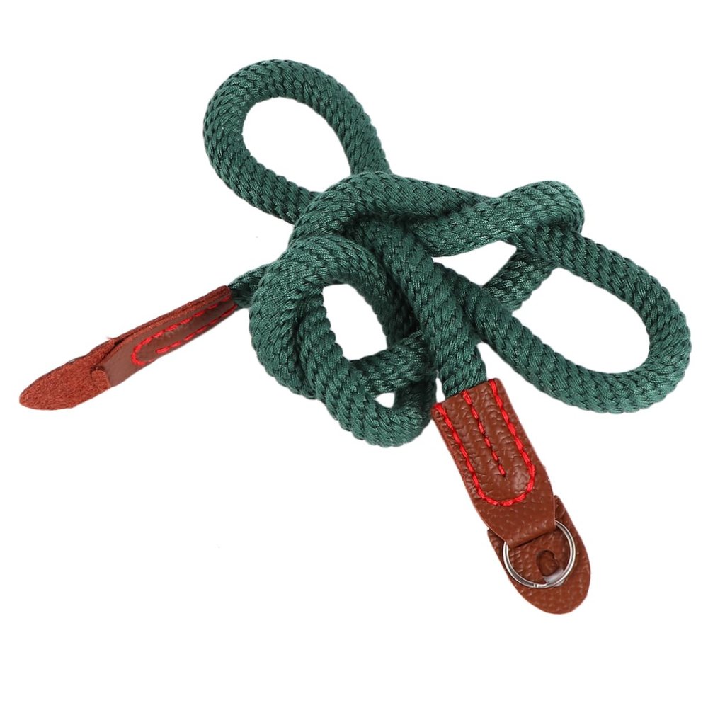 BRIGHTFUFU 1pc Interchangeable Lens Camera Lanyard Sturdy Cotton Strap for Single Cameras and Comfortable Hanging Rope for Outdoor Use Green