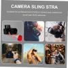 BRIGHTFUFU Adjustable Retro Camera Neck Camera Strap Cam Strap for Perforated Telephoto Video Digital view 3