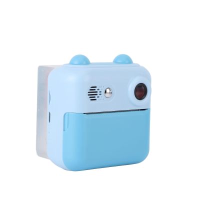 Kids Instant Print Camera High Definition Recording for Kids 2.4 Inch Screen (Blue)