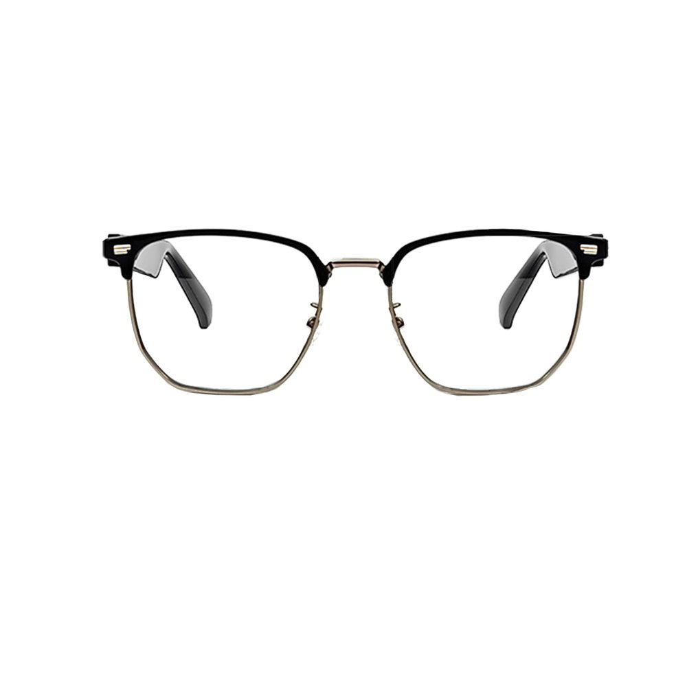 Yosugar Bluetooth Glasses,Smart Glasses for Men Women,Open Ear Speasker with Mic,15min Fast Charging,Voice Assistant (Clear Lens)