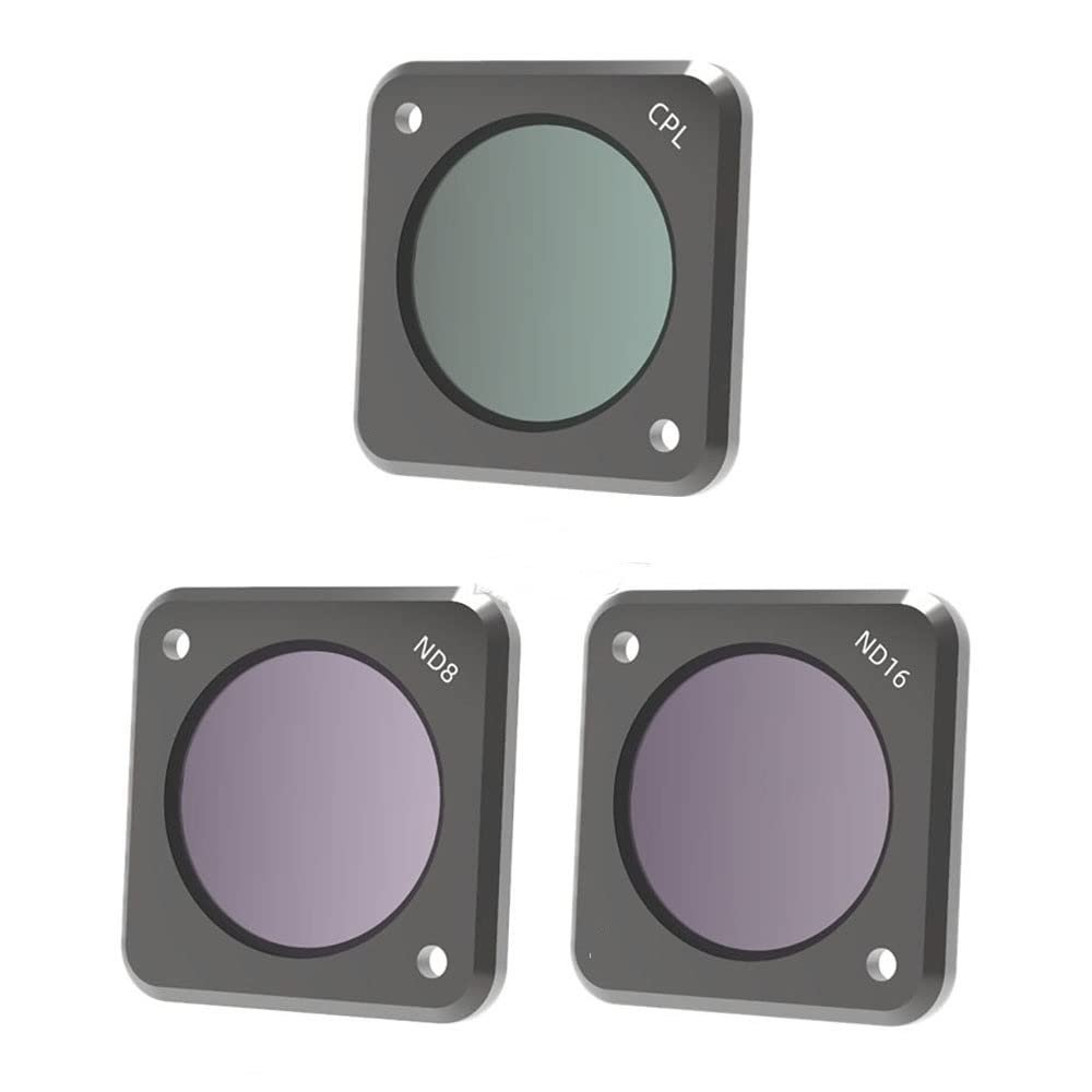 For For Action 2 Camera CPL ND SART NDPL NIGHT Aluminium Optical Glass Lens for For Action 2 Accessories Drone replaceable accessories(3IN1)