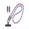 2-in-1 Smartphone Strap & PD Charger Cable, 120cm, Pink by LAZOS-LIFE view 1