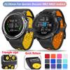 MGTCAR 26 22mm Watchband For Garmin Fenix 6 6XPro 5 5X Plus Silicone Bracelet Descent Mk1 MK2i Enduro D2 Delta PX Quick Release Strap(N,Other 26mm straps) view 2