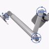 Monitor Mount Arm Dual Monitor Mount Fits Max 32 Inch, 4.4-19.8 Lbs Screens, Fully Adjustable Dual Monitor Arm Desk Mount with Tilt, Swivel, Rotation, VESA 75/100mm Monitor Desk Mount(Silver) view 4