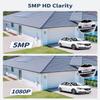 122 Wide-Angle & Full HD 5MPOutdoor Wired Security Camera System,CCTV Cameras Outside, Home Video Surveillance Systems view 3