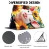 ACWDMKH Case for Microsoft Surface Pro 7 Plus/7/6/5/4 12.3 Inch Tablet,Leather Folio Adjustable Stand for Surface Pro Case 12.3,Pig Sunflower view 2