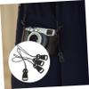 BRIGHTFUFU 2pairs Camera Shoulder Strap Buckle Quick-release Snaps for Dslr Mirrorless Cameras Black Qd Loop Lanyard view 4