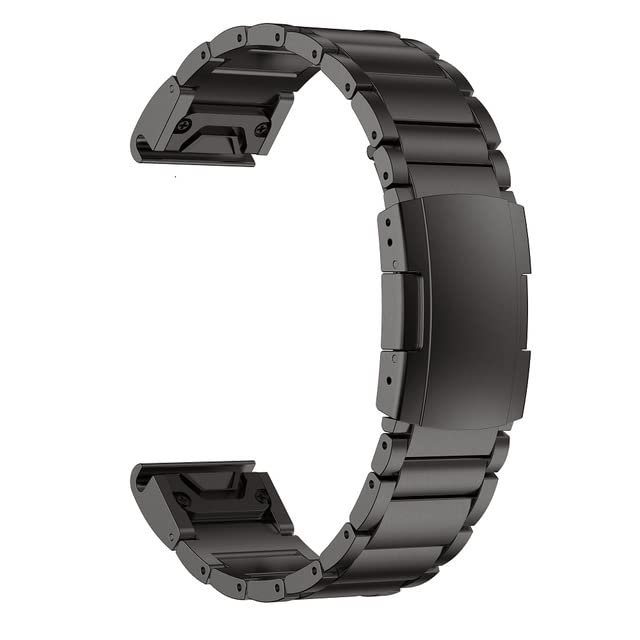 CEKGDB 26 22mm Smart Watchbands Strap For Garmin Fenix 7 7X 6 6X Pro 5 5X Plus 3 HR Enduro MK2 Titanium Alloy Easyfit Wristbands Correa(22mm)
