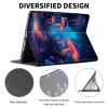 ACWDMKH Case for Microsoft Surface Pro 7 Plus/7/6/5/4 12.3 Inch Tablet,Leather Folio Adjustable Stand for Surface Pro Case 12.3,Glitter Mushroom view 2