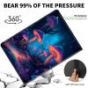 ACWDMKH Case for Microsoft Surface Pro 7 Plus/7/6/5/4 12.3 Inch Tablet,Leather Folio Adjustable Stand for Surface Pro Case 12.3,Glitter Mushroom view 4